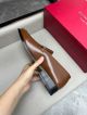Ferragamo Man Brown Calfskin Business Leather Shoes 0428105 (8)_th.jpg